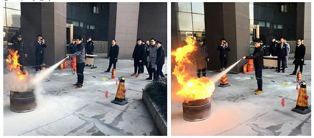 安全！安全！安全！聯測參加消防演習